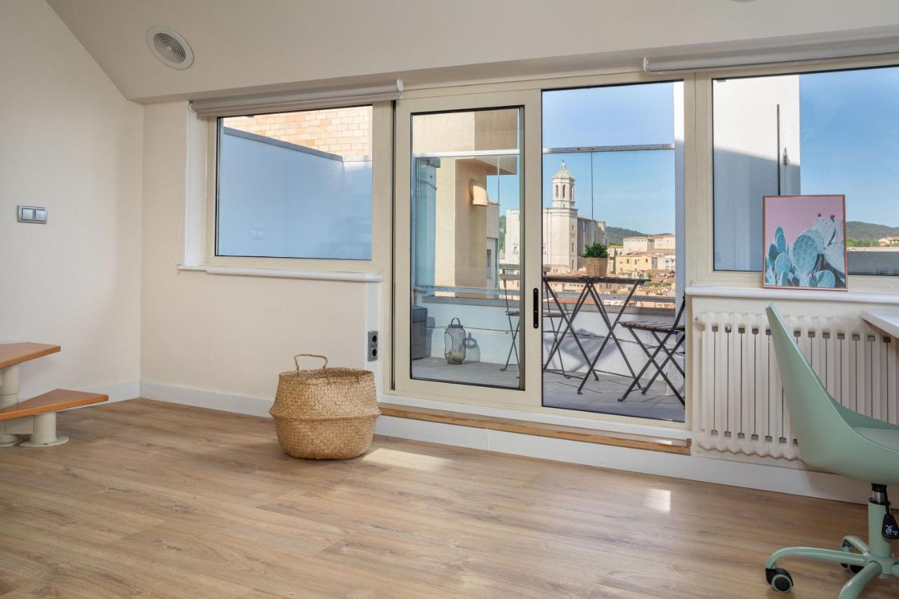 Apartament Flateli Penthouse Jaume I Girona Zewnętrze zdjęcie